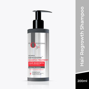 O3+ Women Densiderm Anti Hair Loss Shampoo for Dense hair & Regrowth | 200 ml