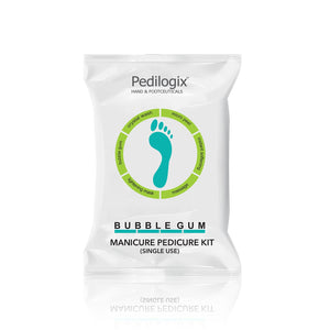 Pedilogix Bubblegum Manicure Pedicure Kit for Hands & Feet (55gm+10ml)