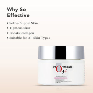 O3+ Night Repair Cream & Brightening Serum Combo (50ml+50GM)