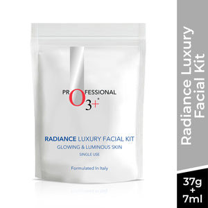 O3+  Radiant Luxury Facial Kit For Glowing and Luminous Skin | 37g+ 7ml