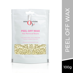 O3+ Peel Off Brazilian Wax For Easy Hair Removal On Sensitive Skin | 100g