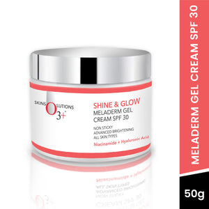 O3+ Meladerm Gel Brightening & Whitening Day Cream Shine & Glow SPF - 50ml